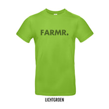 Load image into Gallery viewer, FARMR. Kleuren Shirt met zwart stripe logo
