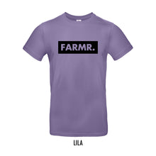 Load image into Gallery viewer, FARMR. Kleuren Shirt met groot zwart block logo
