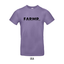 Load image into Gallery viewer, FARMR. Kleuren Shirt met zwart fade logo
