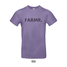 Load image into Gallery viewer, FARMR. Kleuren Shirt met zwart stripe logo
