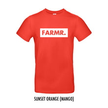 Afbeelding in Gallery-weergave laden, FARMR. Kleuren Shirt met groot wit block logo
