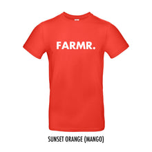 Load image into Gallery viewer, FARMR. Kleuren Shirt met grote witte volle letters
