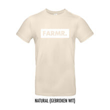 Load image into Gallery viewer, FARMR. Pastel Shirt met groot wit block logo
