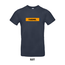 Load image into Gallery viewer, FARMR. Basic Shirt met geel block logo
