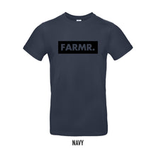 Load image into Gallery viewer, FARMR. Basic Shirt met groot zwart block logo
