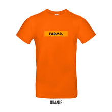 Afbeelding in Gallery-weergave laden, FARMR. Kleuren Shirt met geel block logo
