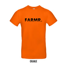 Load image into Gallery viewer, FARMR. Kleuren Shirt met zwart fade logo
