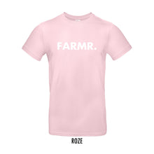 Afbeelding in Gallery-weergave laden, FARMR. Pastel Shirt met grote witte volle letters
