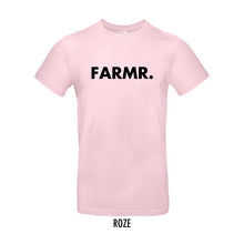 Load image into Gallery viewer, FARMR. Pastel Shirt met grote zwarte volle letters
