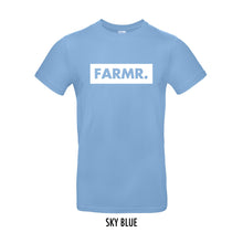 Load image into Gallery viewer, FARMR. Pastel Shirt met groot wit block logo
