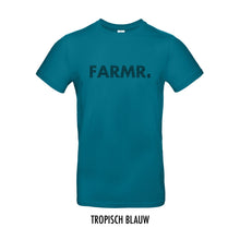 Load image into Gallery viewer, FARMR. Kleuren Shirt met zwart stripe logo
