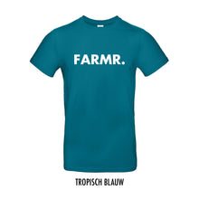 Load image into Gallery viewer, FARMR. Kleuren Shirt met grote witte volle letters
