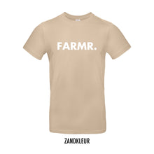 Load image into Gallery viewer, FARMR. Basic Shirt met grote witte volle letters
