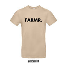 Load image into Gallery viewer, FARMR. Basic Shirt met grote zwarte volle letters
