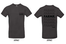 Load image into Gallery viewer, FARMR. Basic Shirt met zwart cursief logo
