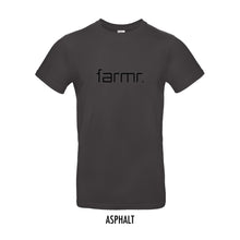 Load image into Gallery viewer, FARMR. Basic Shirt met zwart slim logo
