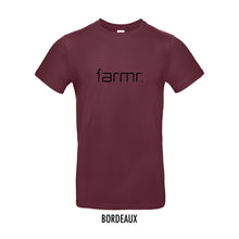 Load image into Gallery viewer, FARMR. Basic Shirt met zwart slim logo
