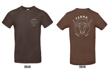 Afbeelding in Gallery-weergave laden, FARMR. Basic Shirt met wit bull logo
