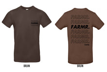 Afbeelding in Gallery-weergave laden, FARMR. Basic Shirt met zwart cursief logo
