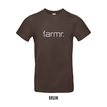 Load image into Gallery viewer, FARMR. Basic Shirt met wit slim logo
