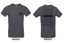 Afbeelding in Gallery-weergave laden, FARMR. Basic Shirt met zwart cursief logo
