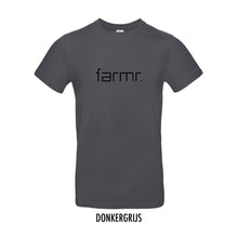 Load image into Gallery viewer, FARMR. Basic Shirt met zwart slim logo
