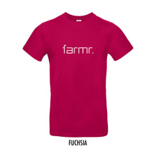 Afbeelding in Gallery-weergave laden, FARMR. Kleuren Shirt met wit slim logo
