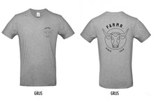 Load image into Gallery viewer, FARMR. Basic Shirt met zwart bull logo
