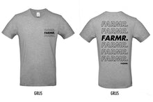 Load image into Gallery viewer, FARMR. Basic Shirt met zwart cursief logo
