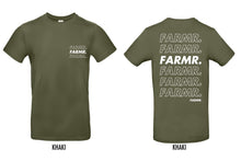 Load image into Gallery viewer, FARMR. Basic Shirt met wit cursief logo
