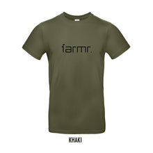 Load image into Gallery viewer, FARMR. Basic Shirt met zwart slim logo
