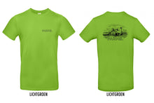 Afbeelding in Gallery-weergave laden, FARMR. Kleuren Shirt met zwart landschap logo
