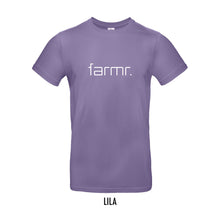 Afbeelding in Gallery-weergave laden, FARMR. Kleuren Shirt met wit slim logo
