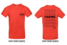 Load image into Gallery viewer, FARMR. Kleuren Shirt met zwart cursief logo
