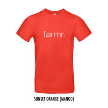 Afbeelding in Gallery-weergave laden, FARMR. Kleuren Shirt met wit slim logo
