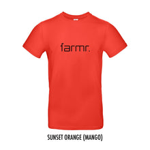 Load image into Gallery viewer, FARMR. Kleuren Shirt met zwart slim logo
