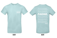 Load image into Gallery viewer, FARMR. Pastel Shirt met wit cursief logo
