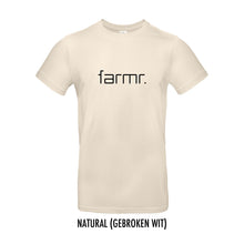 Load image into Gallery viewer, FARMR. Pastel Shirt met zwart slim logo
