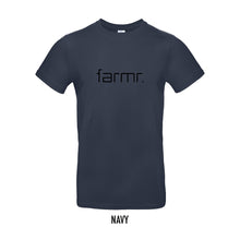 Load image into Gallery viewer, FARMR. Basic Shirt met zwart slim logo
