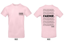 Afbeelding in Gallery-weergave laden, FARMR. Pastel Shirt met zwart cursief logo
