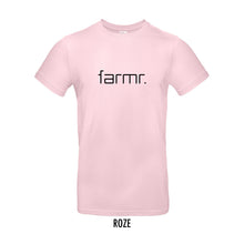 Load image into Gallery viewer, FARMR. Pastel Shirt met zwart slim logo
