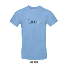 Load image into Gallery viewer, FARMR. Pastel Shirt met zwart slim logo
