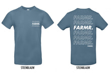 Load image into Gallery viewer, FARMR. Kleuren Shirt met wit cursief logo
