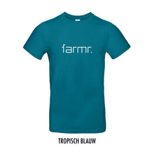 Afbeelding in Gallery-weergave laden, FARMR. Kleuren Shirt met wit slim logo
