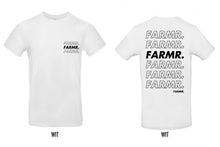 Afbeelding in Gallery-weergave laden, FARMR. Basic Shirt met zwart cursief logo
