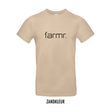 Load image into Gallery viewer, FARMR. Basic Shirt met zwart slim logo
