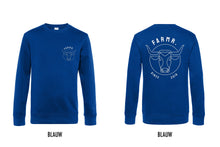 Load image into Gallery viewer, FARMR. Kleuren Sweater met wit bull logo
