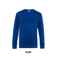 Load image into Gallery viewer, FARMR. Kleuren Sweater met zwart graffiti logo
