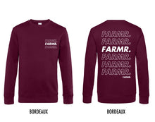 Afbeelding in Gallery-weergave laden, FARMR. Basic Sweater met wit cursief logo
