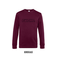 Afbeelding in Gallery-weergave laden, FARMR. Basic Sweater met zwart graffiti logo
